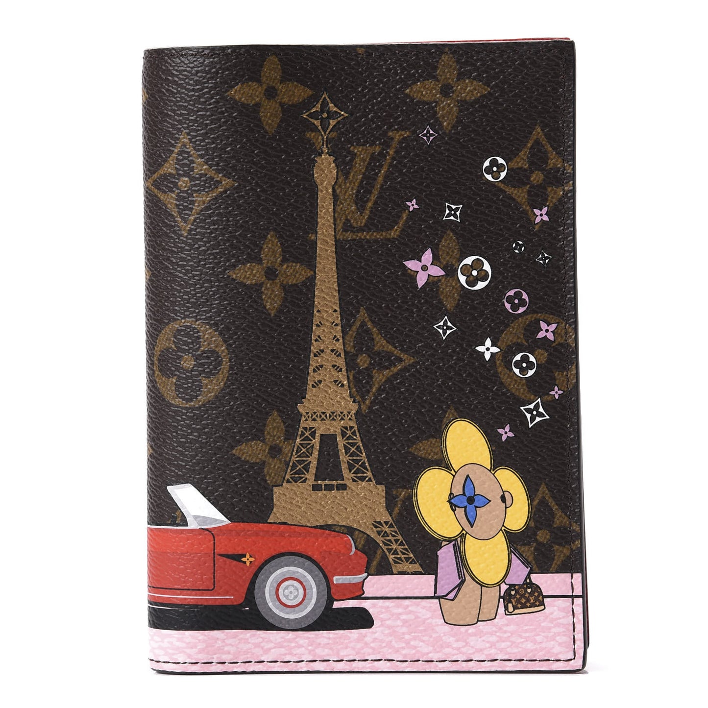 Monogram 2019 Christmas Animation Passport Cover Rouge