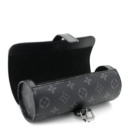 Louis Vuitton Monogram Eclipse 3 Watch Travel Case 5 of 10