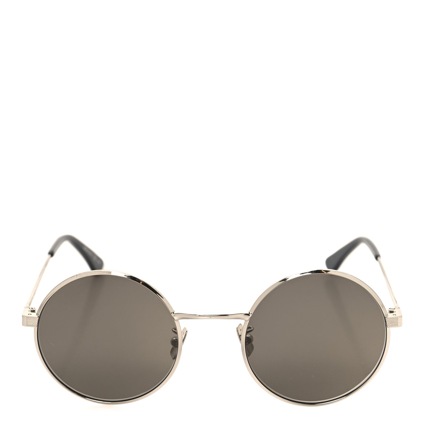 Saint Laurent Metal Round SL 136 Sunglasses Black Silver 2 of 8