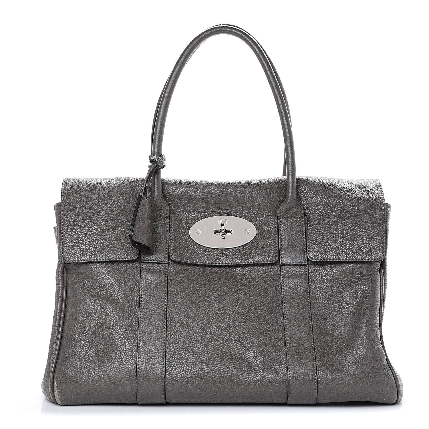 Mulberry Classic Grain Calfskin Bayswater Mole Grey 1 of 14
