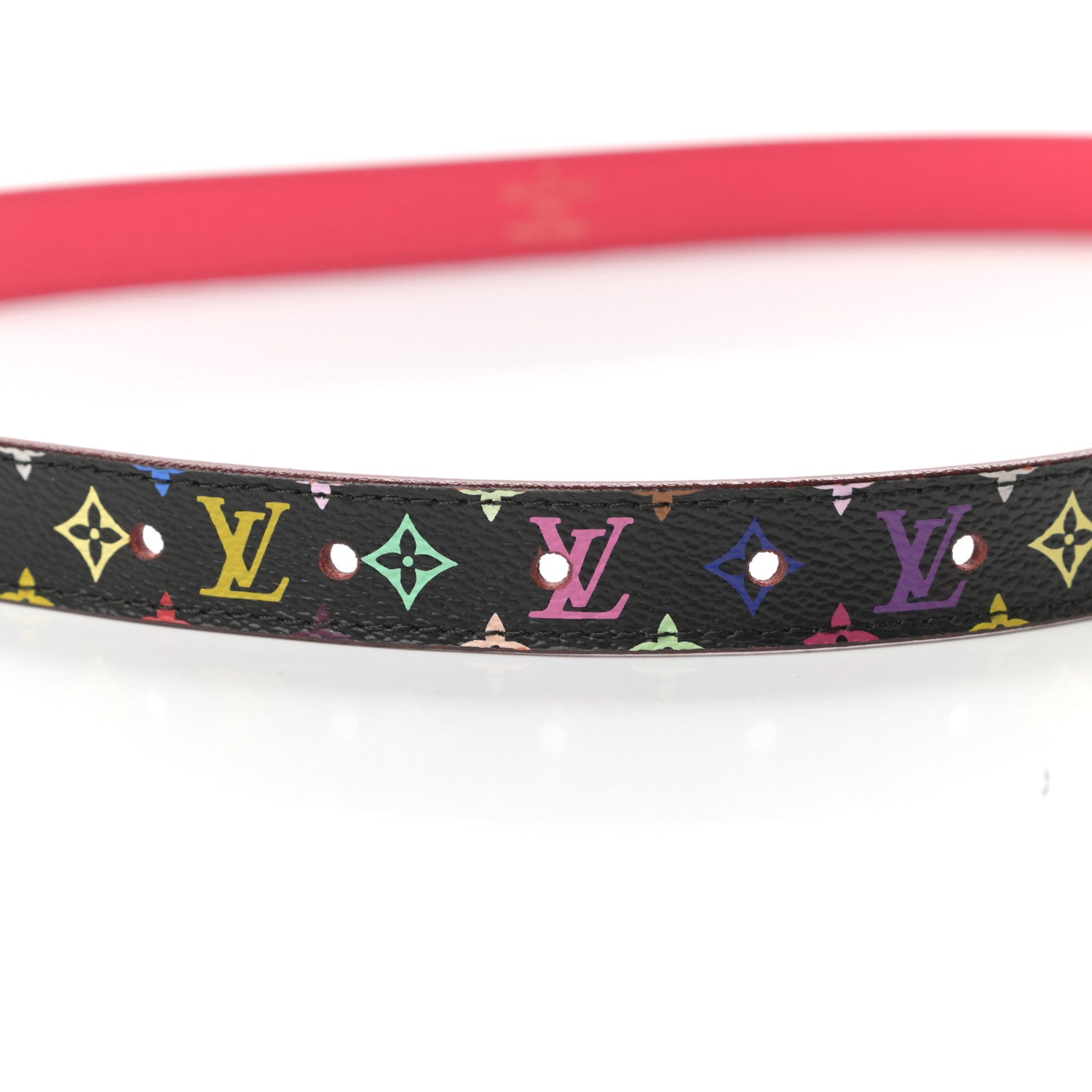Louis Vuitton Monogram Multicolor LV Initiales Belt 80 32 Black Grenade 5 of 6