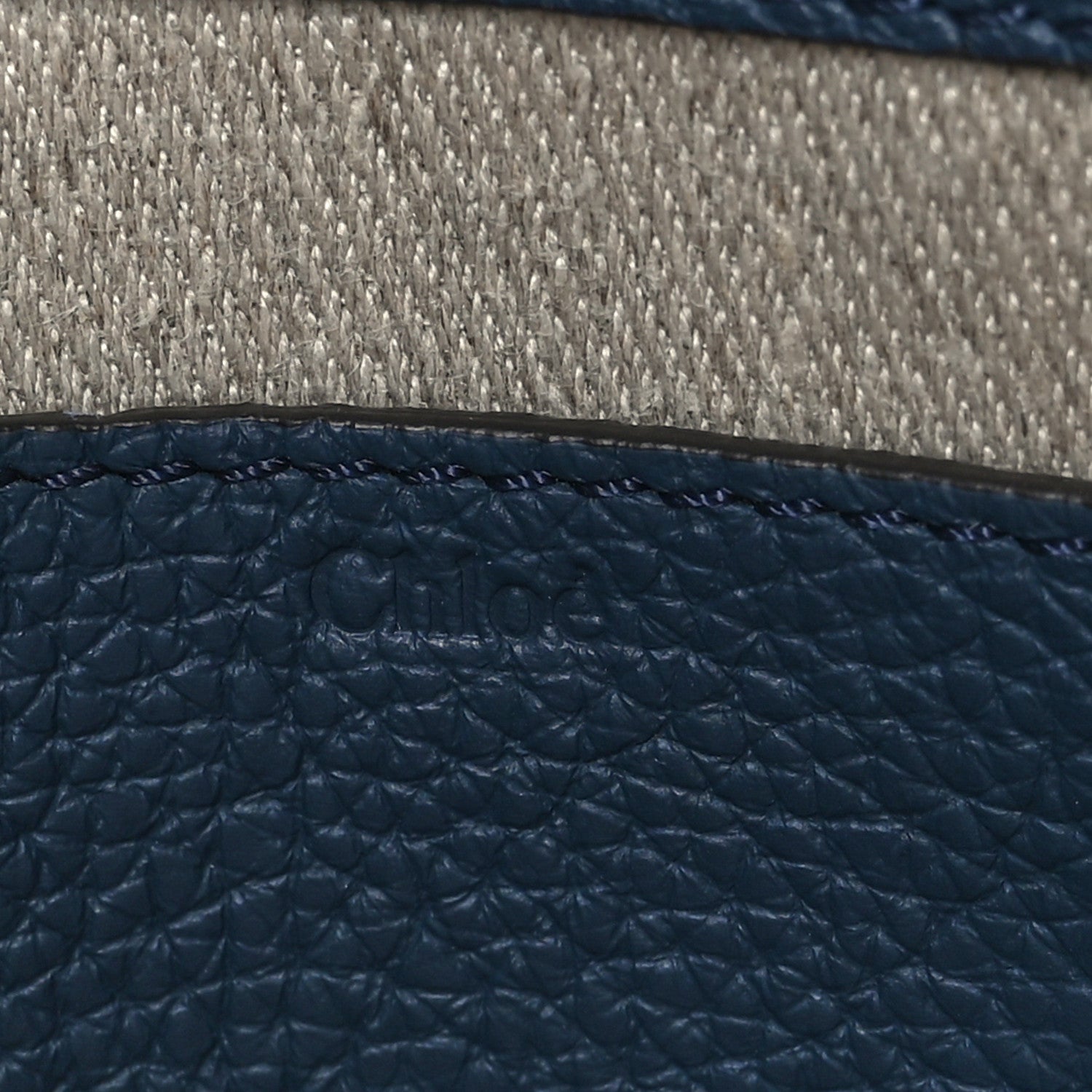 Chloe Calfskin Medium Marcie Round Crossbody Bag Navy 6 of 10