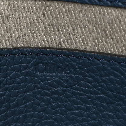 Chloe Calfskin Medium Marcie Round Crossbody Bag Navy 6 of 10