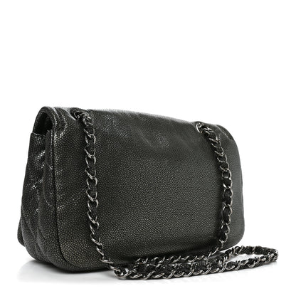 Chanel Metallic Caviar Medium Timeless CC Flap Dark Silver 3 of 10
