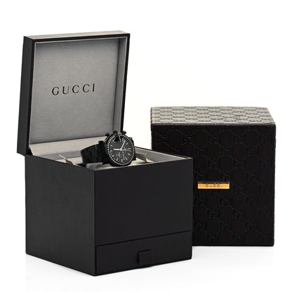 Gucci PVD Stainless Steel Diamond 44mm G-Chrono Quartz Watch Black 5 of 5