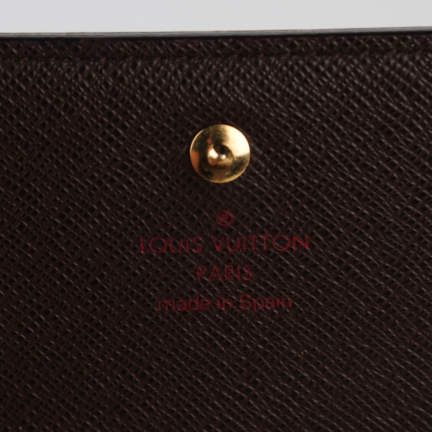 Damier Ebene Porte-Monnaie Billets Tresor Wallet