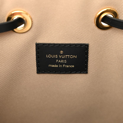 Louis Vuitton Cotton Monogram Embroidered Neonoe MM Beige Black 6 of 11