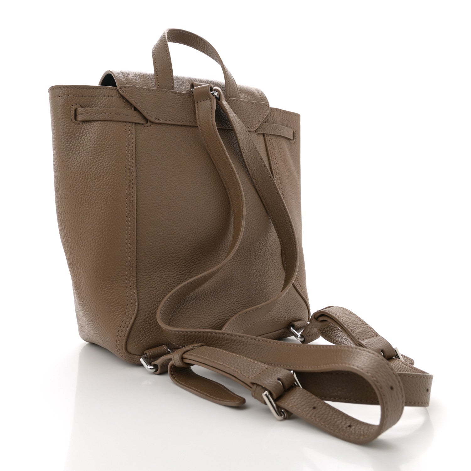 3.1 Phillip Lim Pebbled Calfskin Pashli Backpack Mushroom 3 of 12