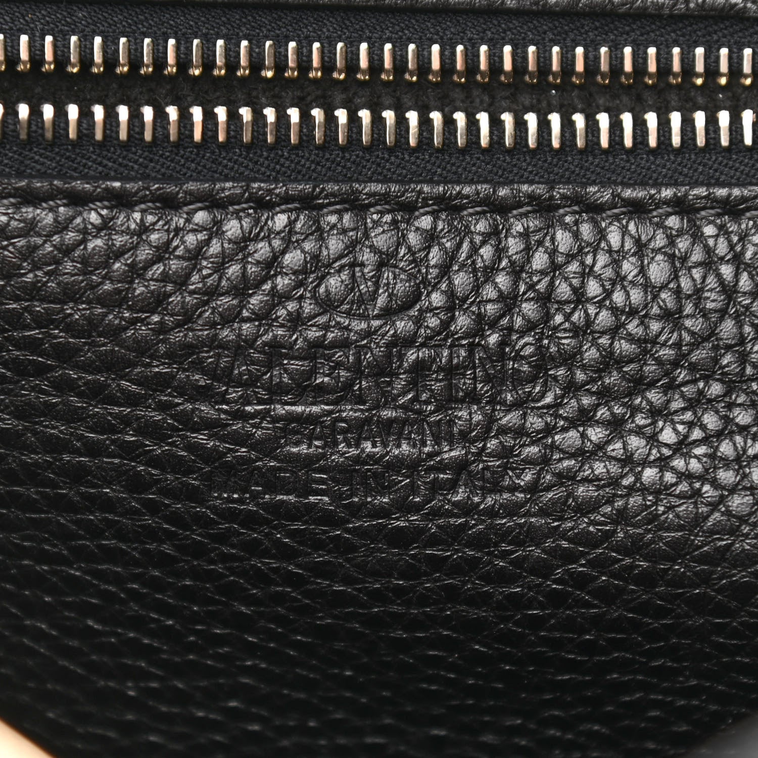 Valentino Garavani Pebbled Calfskin Small Rockstud Flip-Lock Messenger Bag Black 6 of 12