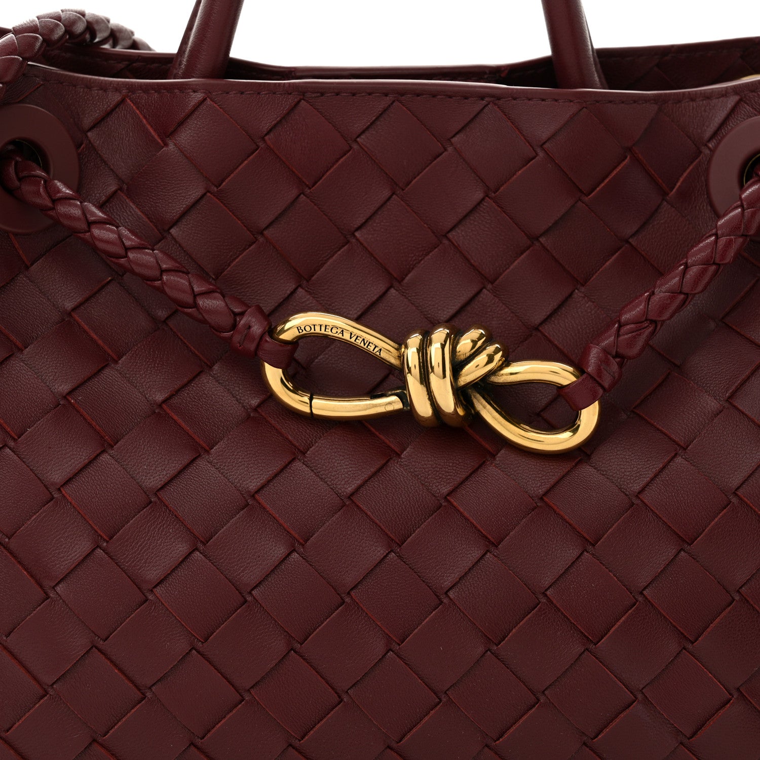 Bottega Veneta Nappa Intrecciato Small Andiamo Shoulder Bag Barolo 7 of 10