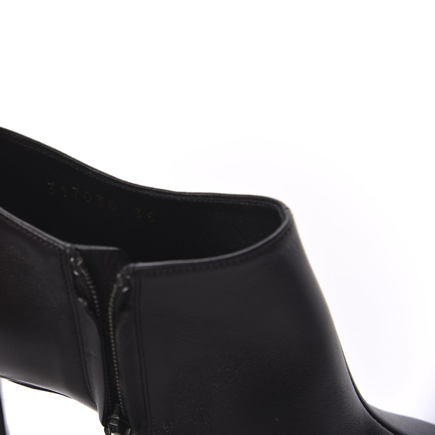 Calfskin Hysteria Ankle Boots 35 Black