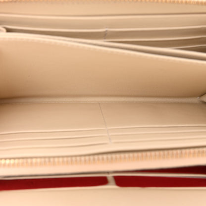 Valentino Garavani Vitello Rockstud Carry Secrets Continental Wallet On Chain Light Ivory 6 of 14