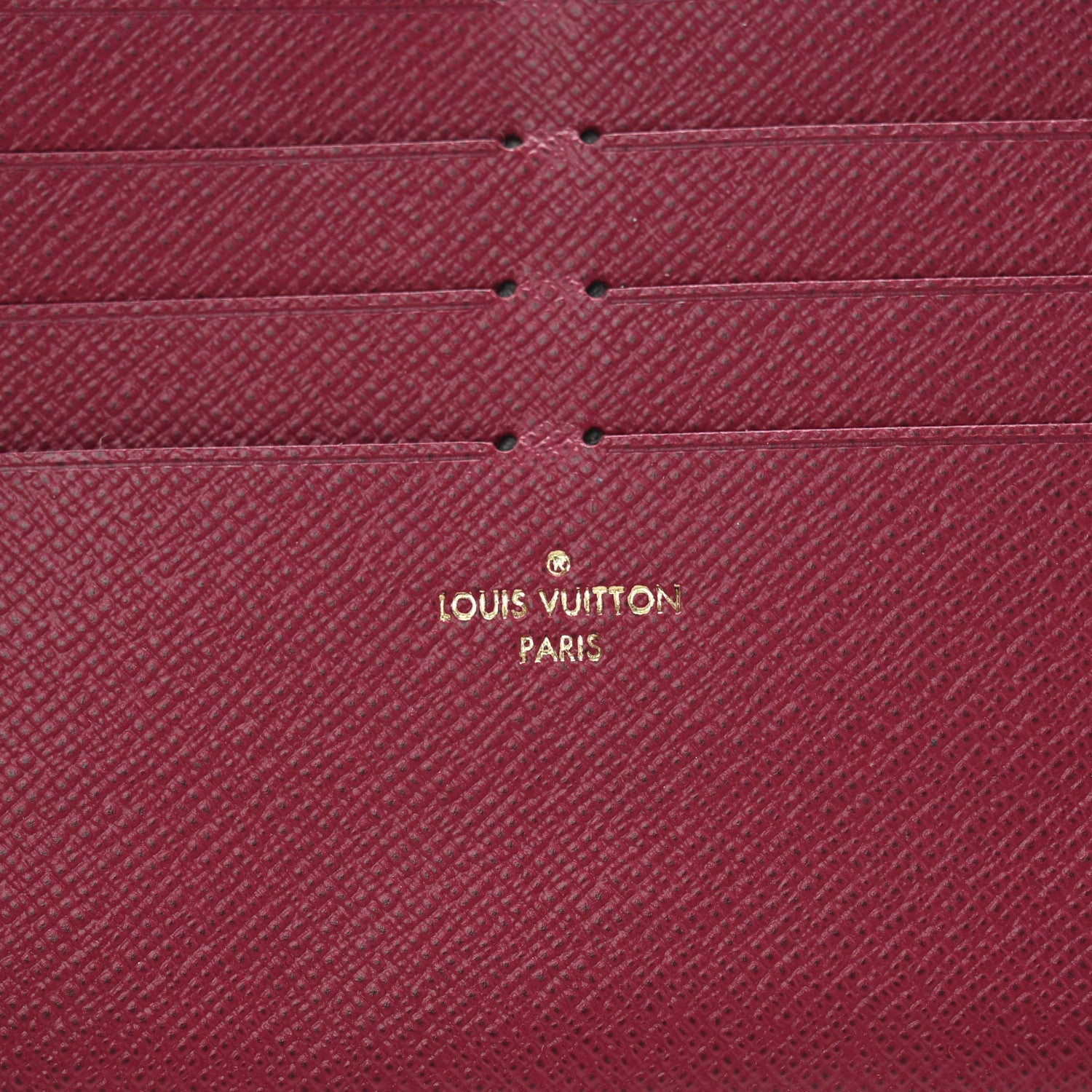 Louis Vuitton Calfskin Felicie Card Holder Insert Fuchsia 6 of 7