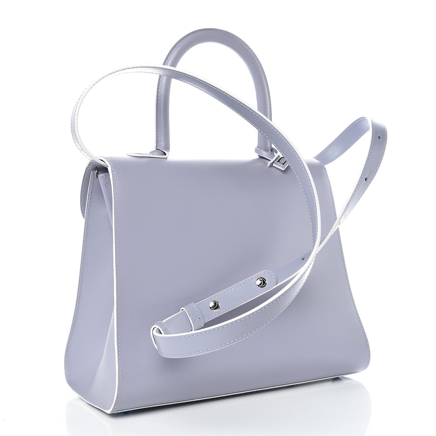 Box Calfskin MM Brillant Satchel Lilac