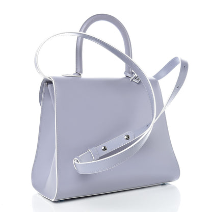 Delvaux Box Calfskin MM Brillant Satchel Lilac 3 of 11