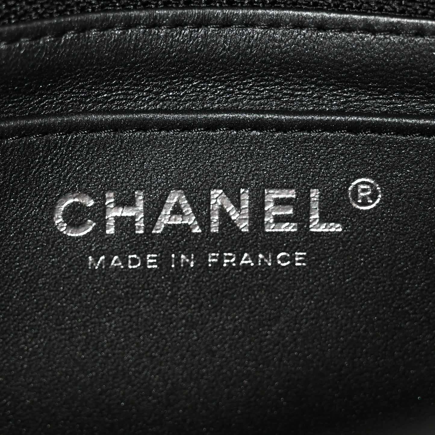 Pearly Lambskin Quilted Mini Rectangular Flap So Black