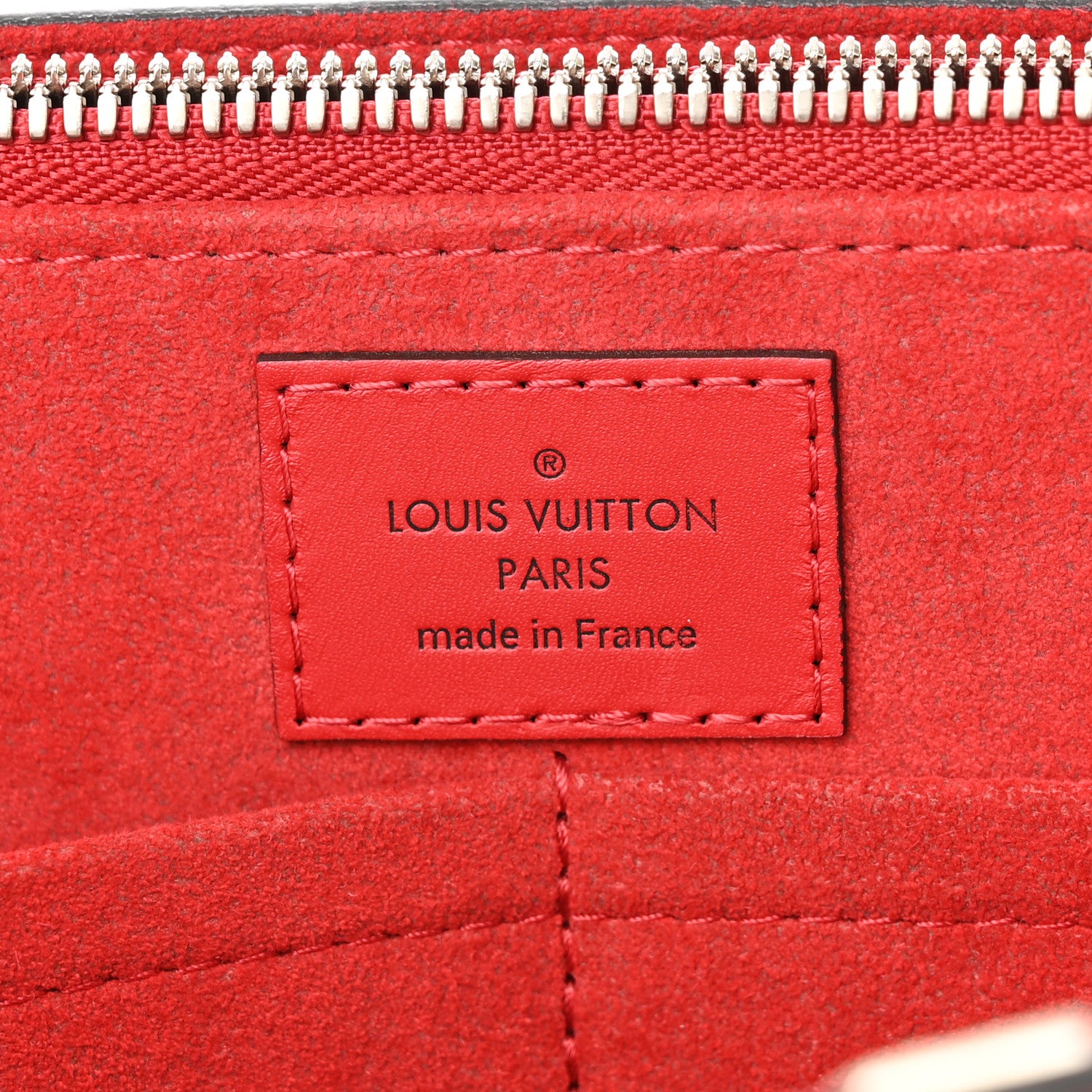 Louis Vuitton Monogram Cuir Plume Very Tote MM Rubis Noisette 6 of 10