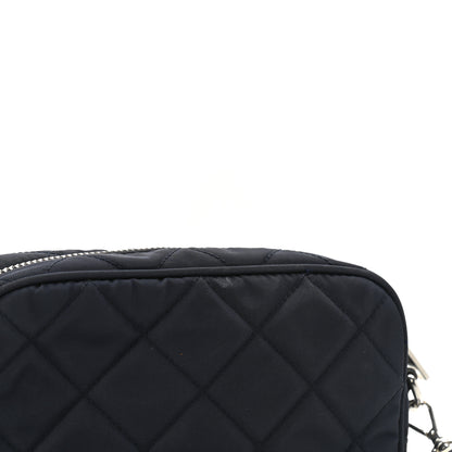 Prada Nylon Tessuto Impuntu Quilted Crossbody Bag Baltico 9 of 10