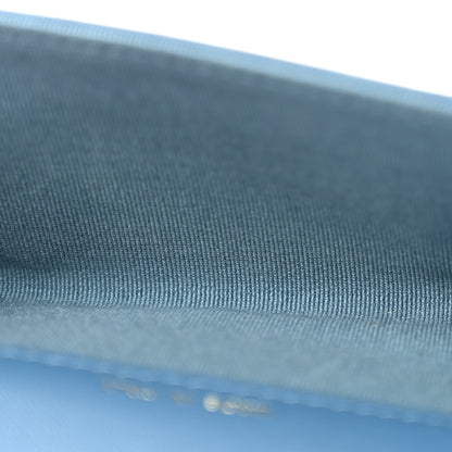 Chanel Lambskin Quilted Flap Card Holder Wallet Dark Blue 5 of 7