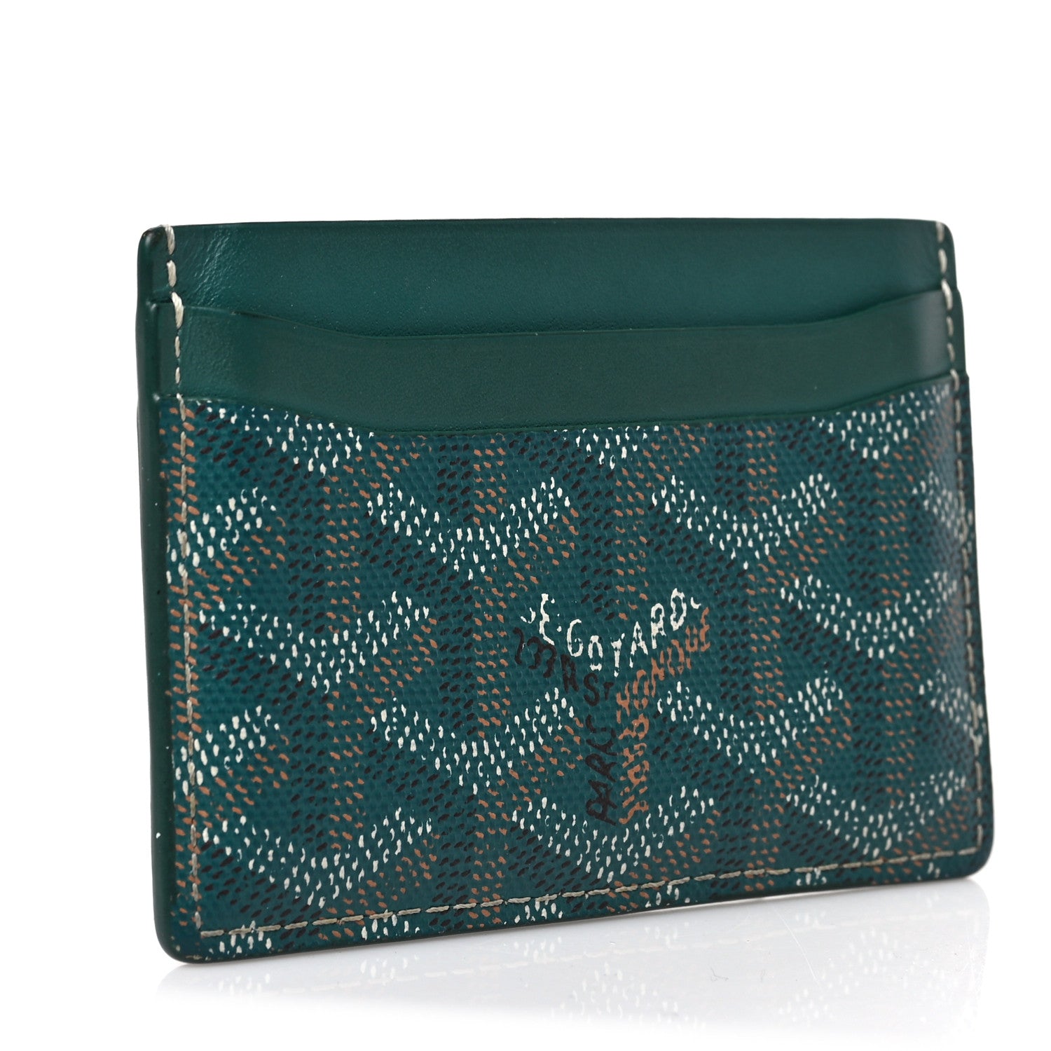 Goyard Goyardine Saint Sulpice Card Holder Green 3 of 6
