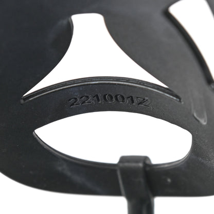Hermes Rubber Womens Egerie Sandals 39 Black 7 of 8