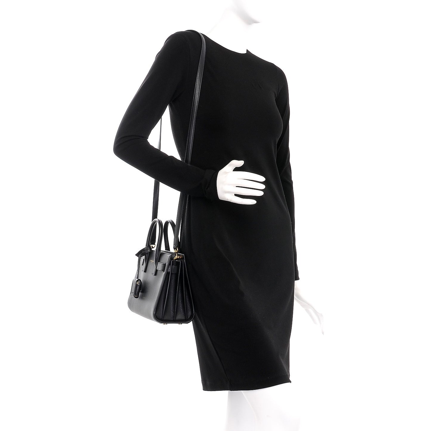 Calfskin Nano Sac de Jour Black