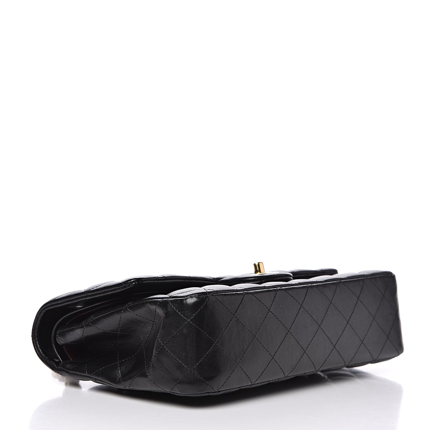 Chanel Lambskin Quilted Medium Double Flap Black 4 of 16