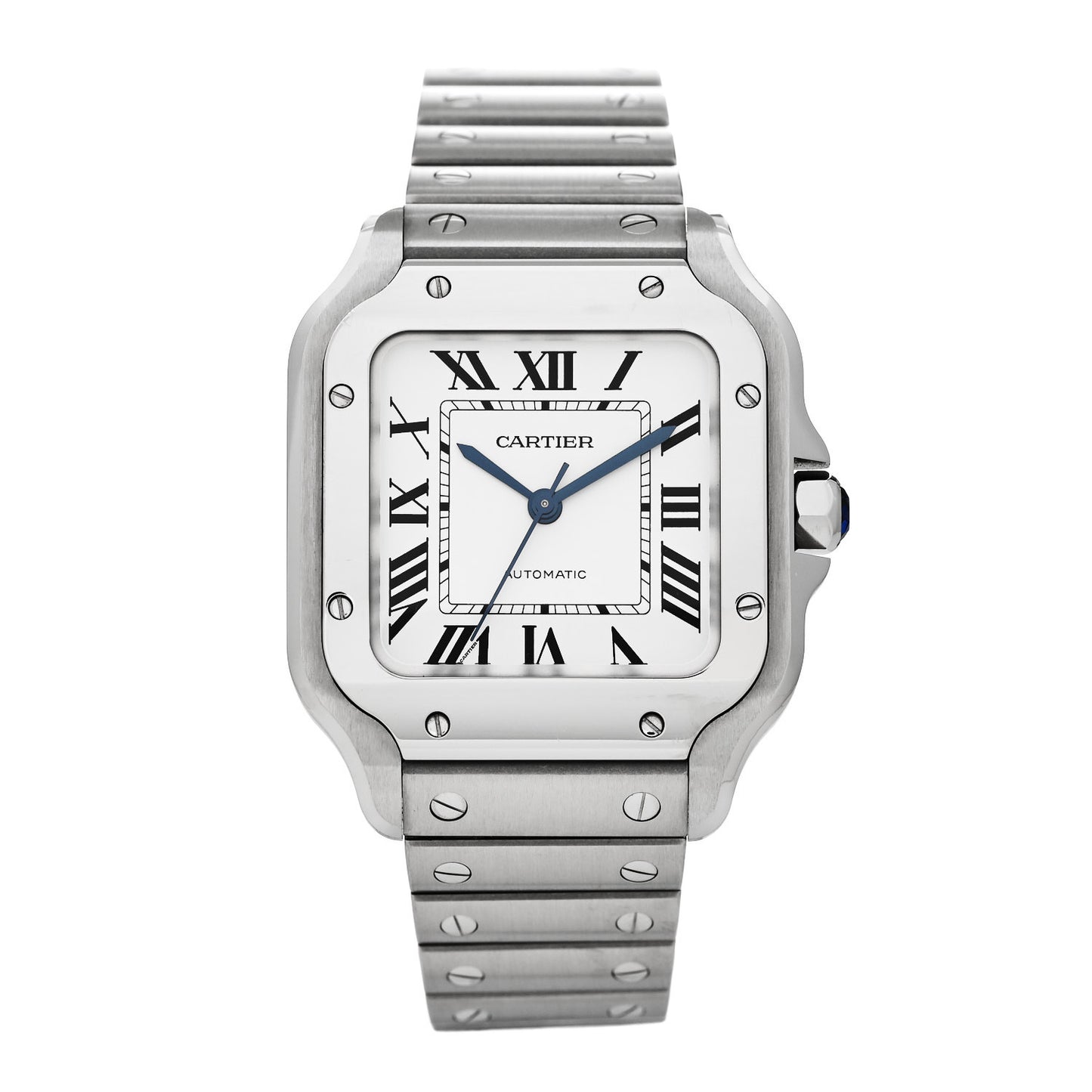 Stainless Steel 35mm Santos de Cartier Automatic Watch