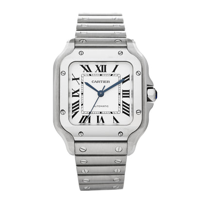 Cartier Stainless Steel 35mm Santos de Cartier Automatic Watch 1 of 5