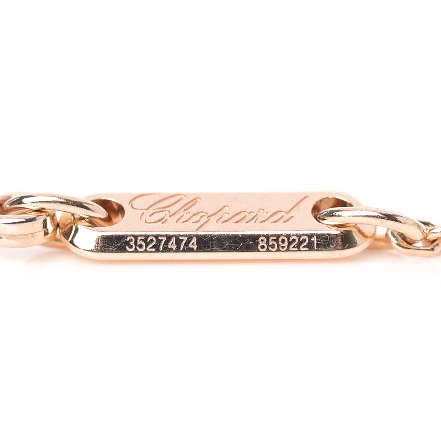 Chopard 18K Rose Gold Green Agate Imperiale Cocktail Bracelet 6 of 6