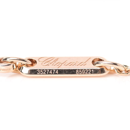 Chopard 18K Rose Gold Green Agate Imperiale Cocktail Bracelet 6 of 6