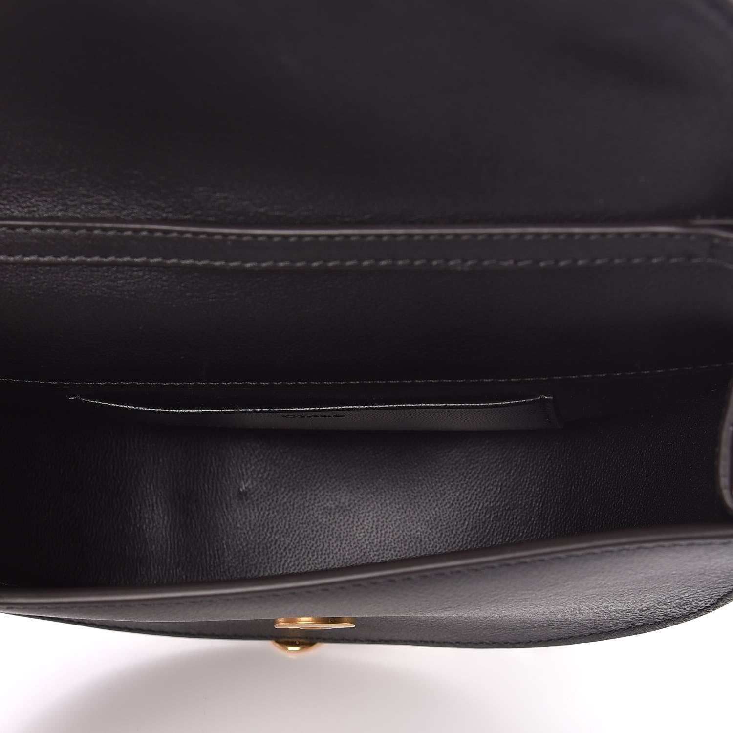 Chloe Calfskin Small Nile Bracelet Minaudiere Bag Black 5 of 6