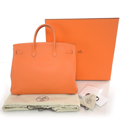 Hermes Togo Birkin 40 Orange 3 of 9