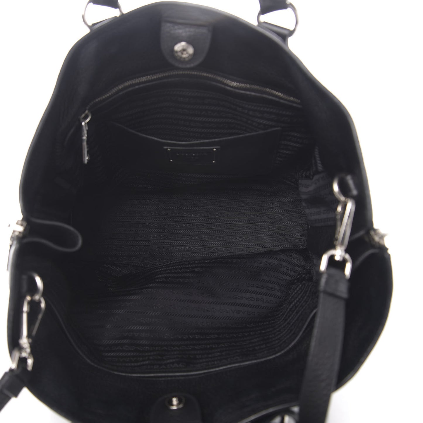Vitello Phenix Tote Black