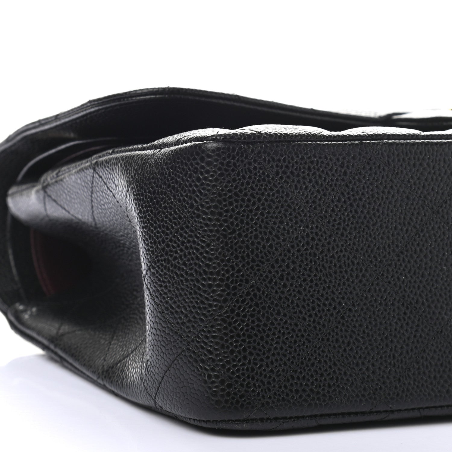 Chanel Caviar Quilted Jumbo Double Flap Black 8 of 9