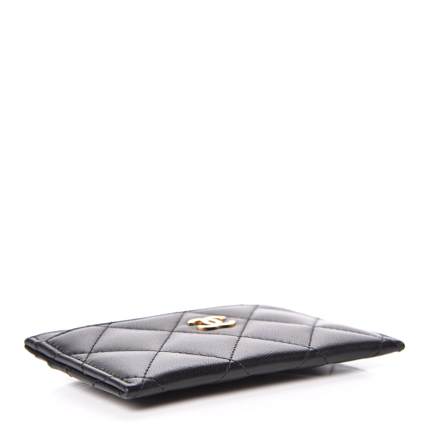 Chanel Lambskin Quilted Card Holder Black 4 of 8