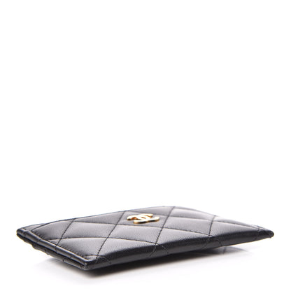 Chanel Lambskin Quilted Card Holder Black 4 of 8