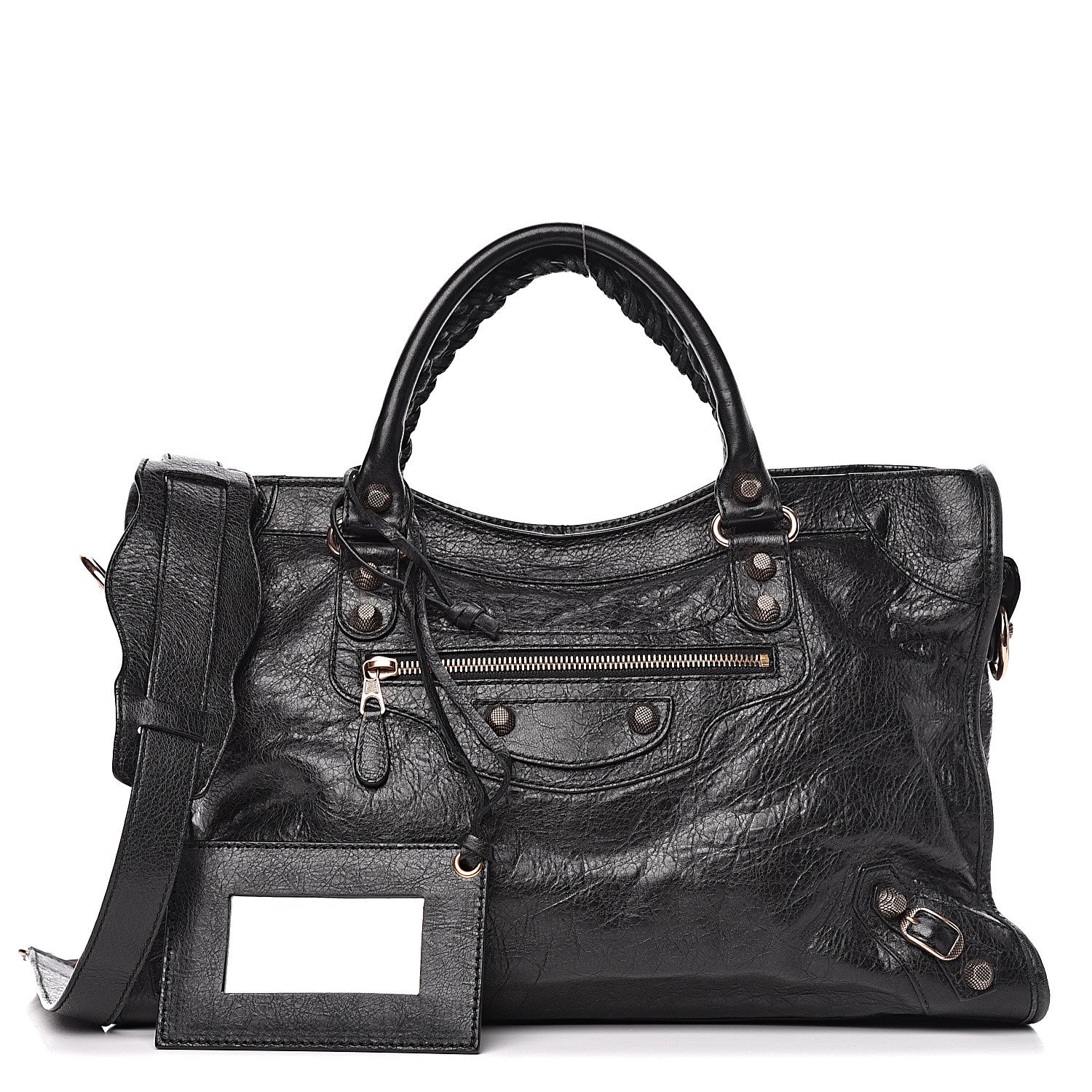 Balenciaga Agneau Giant 12 Rose Gold Hardware City Black 1 of 10