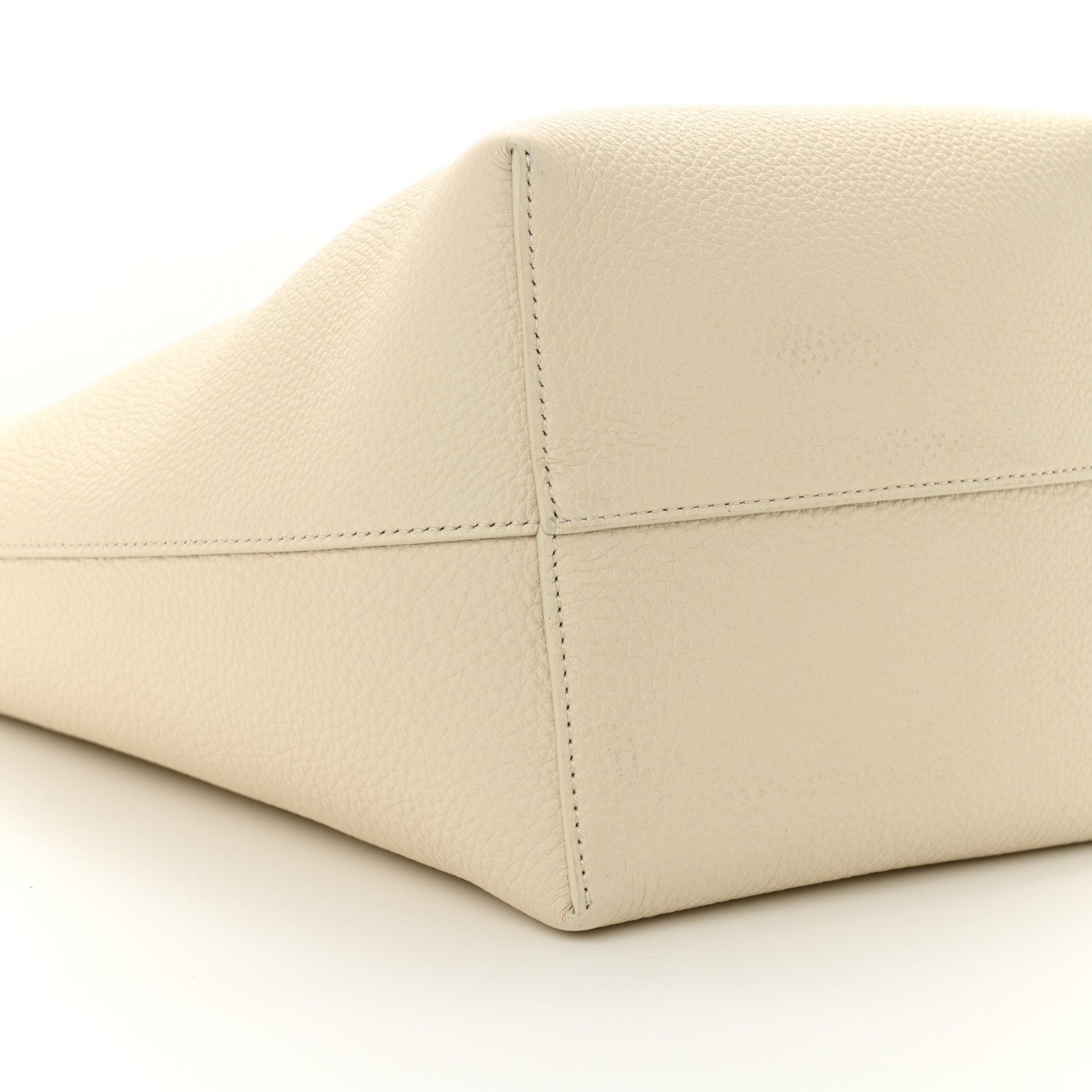 The Row Grained Calfskin Medium N/S Park Tote Ivory 9 of 10