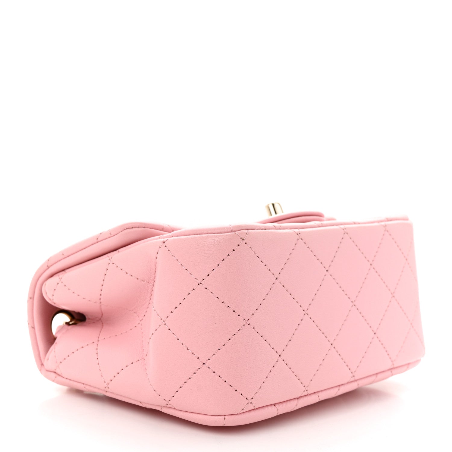Chanel Lambskin Quilted Mini Square Flap Light Pink 4 of 11