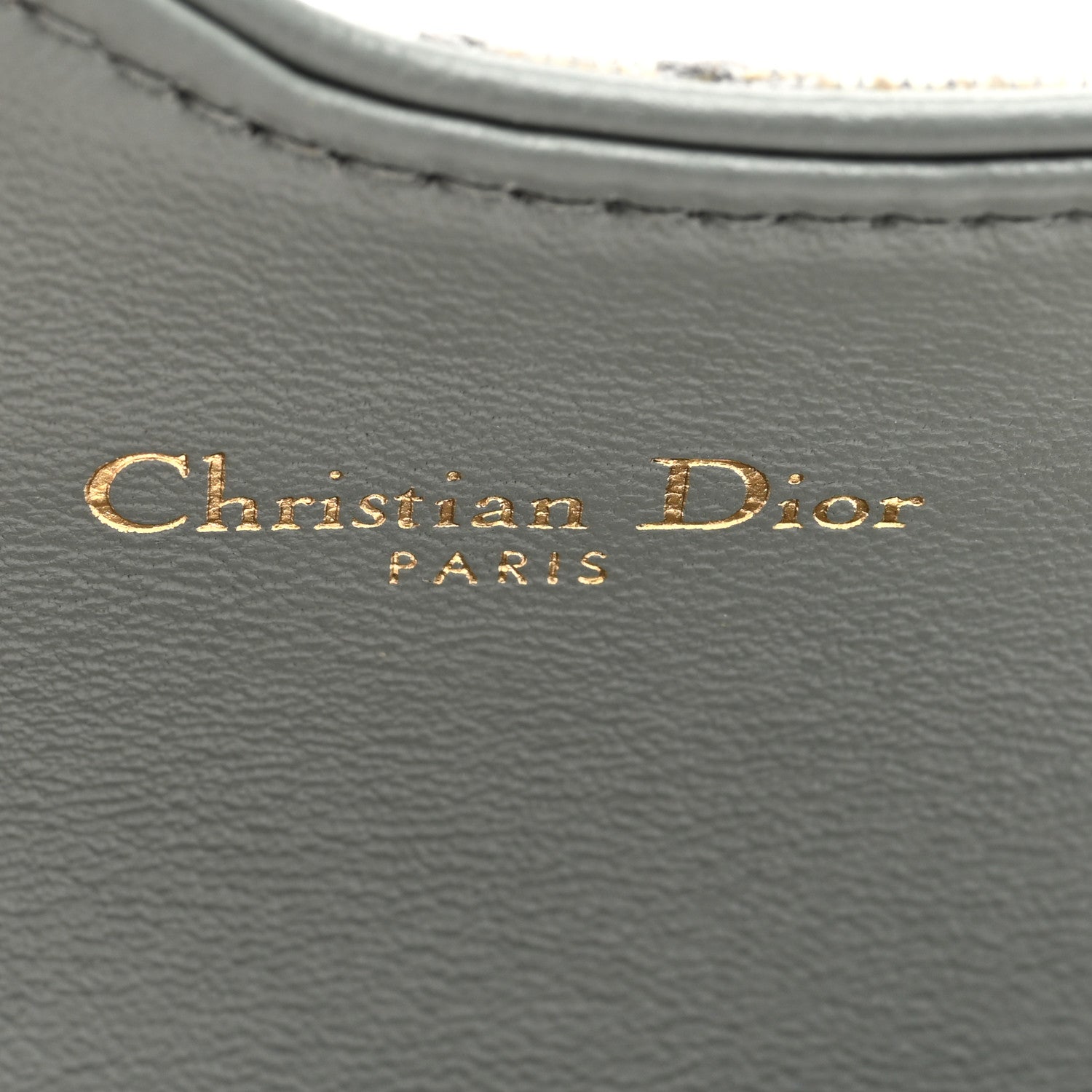 Christian Dior Oblique Saddle Card Holder Gray 6 of 7