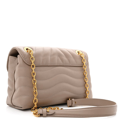 Louis Vuitton Calfskin LV New Wave Chain Bag Taupe 3 of 9