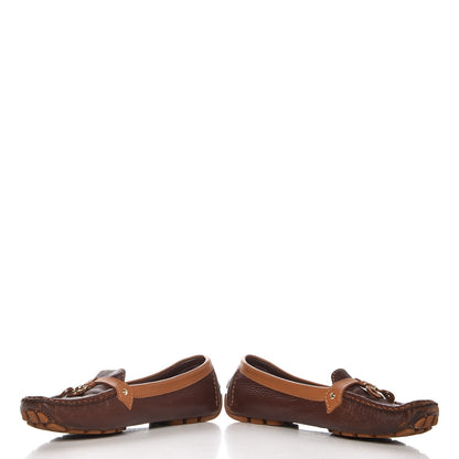 Louis Vuitton Calfskin Oxford Loafers 41 Brown Cognac 7 of 15