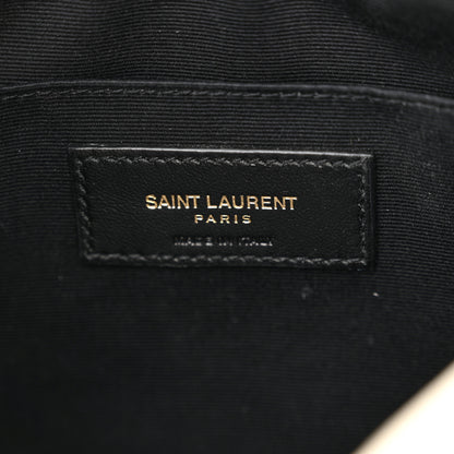 Saint Laurent Calfskin Matelasse Monogram Lou Camera Bag Crema Soft 6 of 11