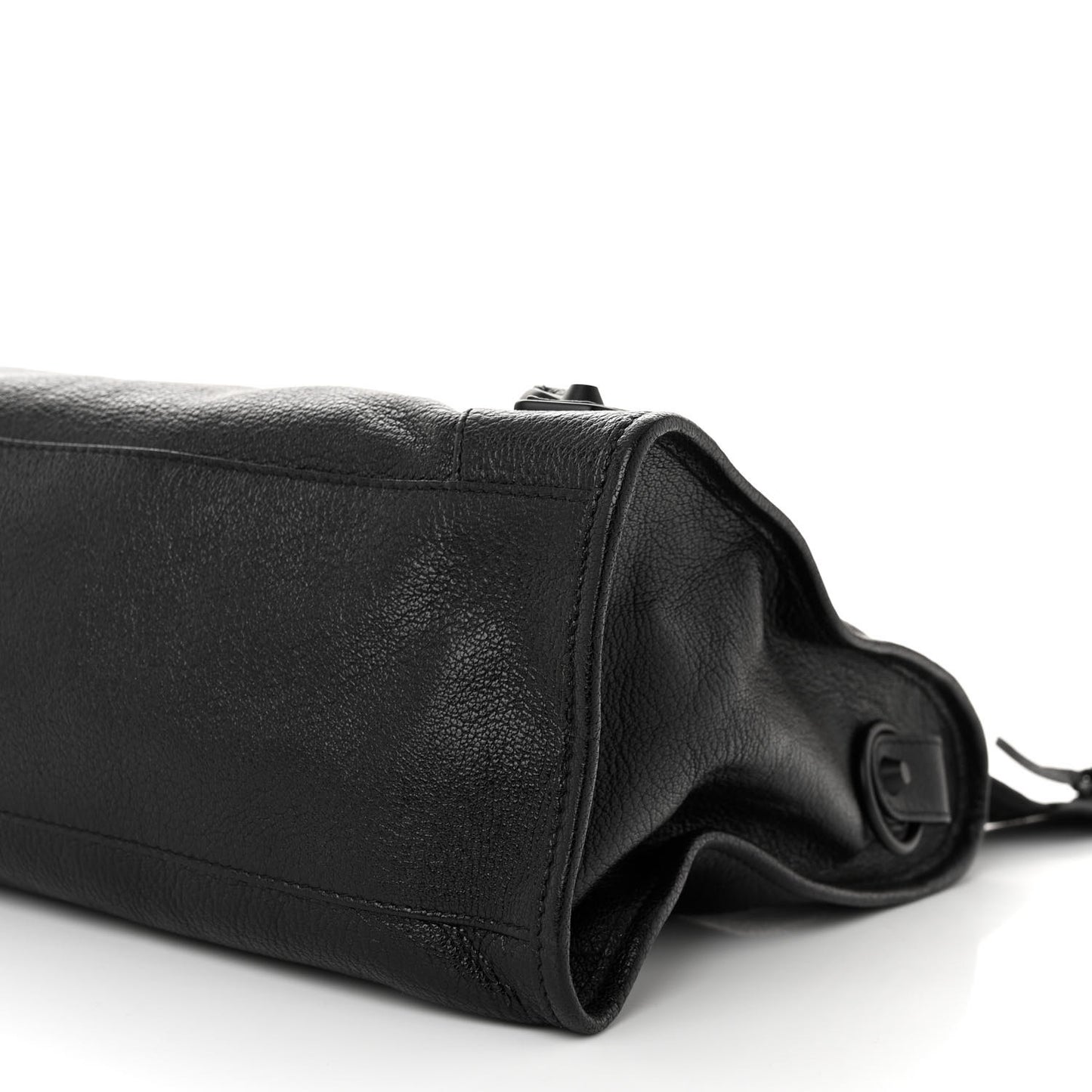 Chevre Black Metallic Edge Hardware City Black