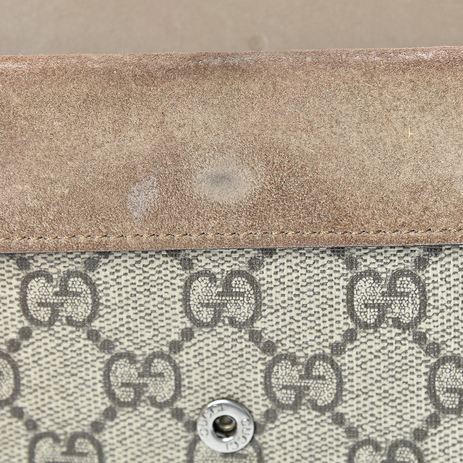 Gucci GG Supreme Monogram Super Mini Dionysus Shoulder Bag Taupe 9 of 10