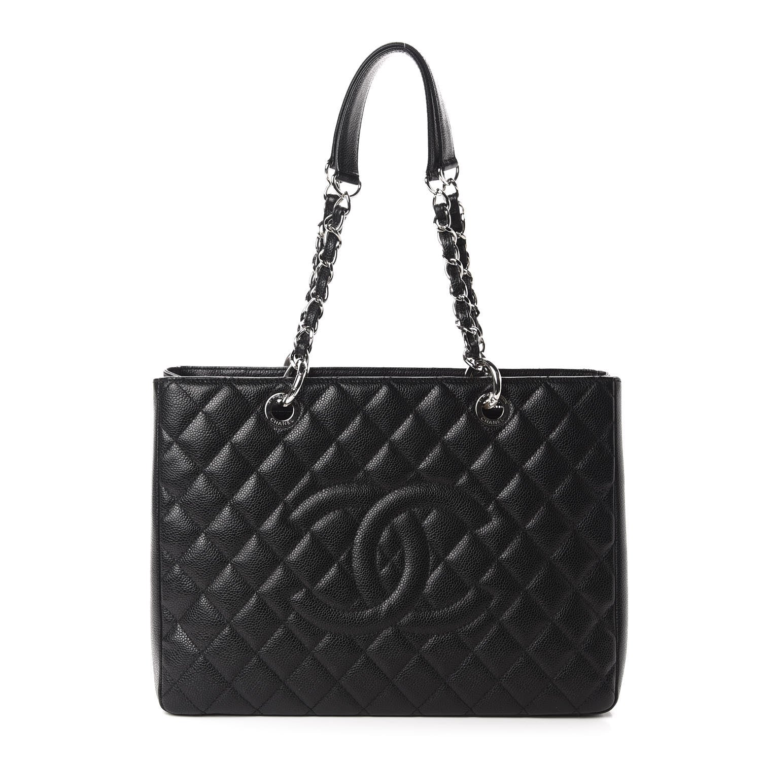 Chanel Caviar Quilted Grand Shopping Tote GST Black 1 of 10