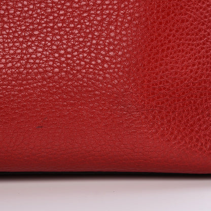 Gucci Pebbled Calfskin Medium Soho Chain Shoulder Bag Tabasco Red 12 of 12