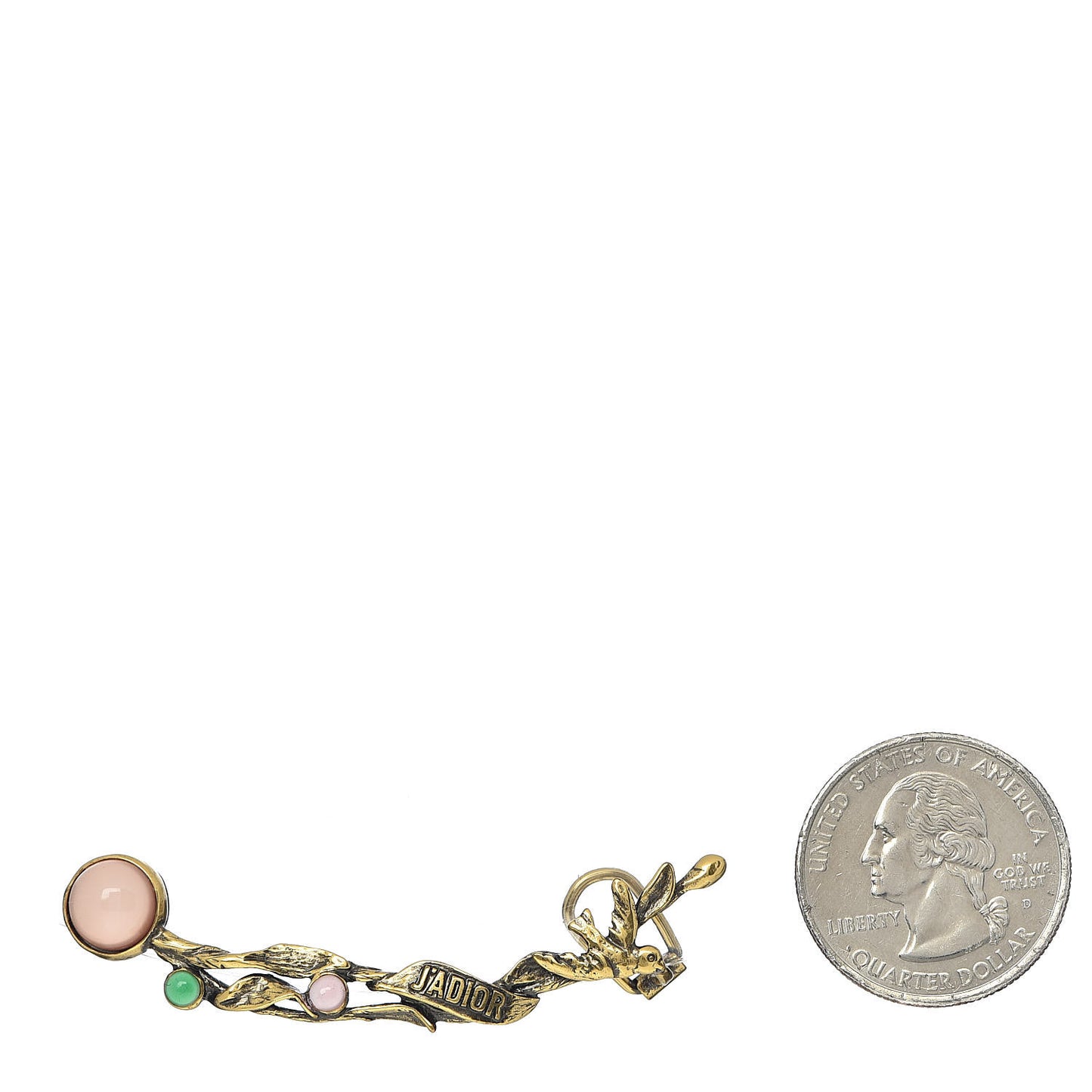 Metal Resin J'Adior Climber Earring Aged Gold