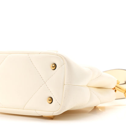 Valentino Garavani Nappa Mini Roman Stud The Handle Bag Ivory 9 of 9